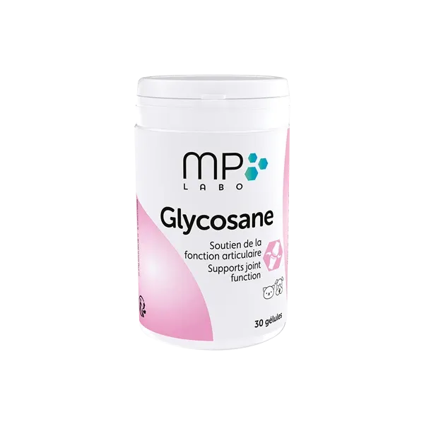 Glycosane - Soutien de la fonction articulaire du chien et du chat - 30 gélules - MP LABO
