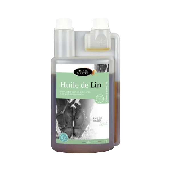 Linseed Oil - Fatty Acids - Horse - 1 L - HORSE MASTER