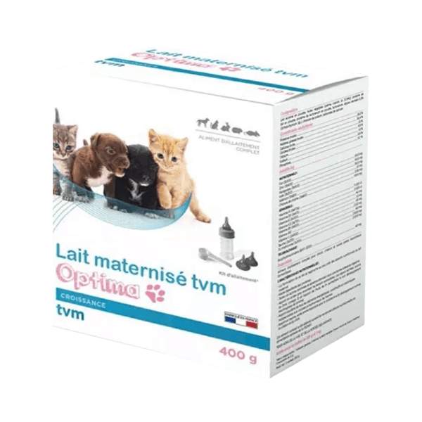 Lait Maternisé Optima - 400 g - Chiot et chaton - DOMES PHARMA