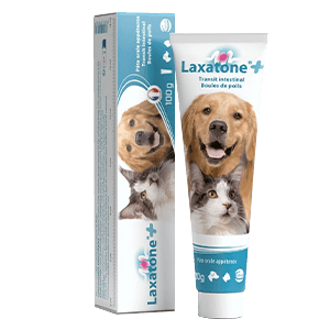 Laxatone + - Facilite le transit intestinal - Boules de poils - 100 g - CEVA