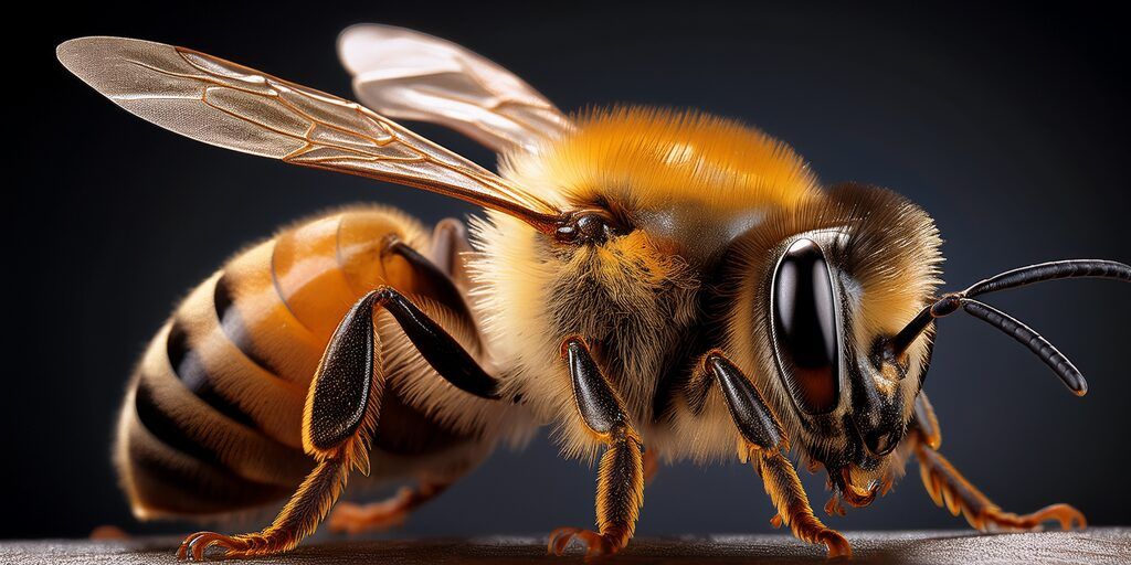 Secondary image of the article Varroa and varroosis: what is it? showing a giant bee.