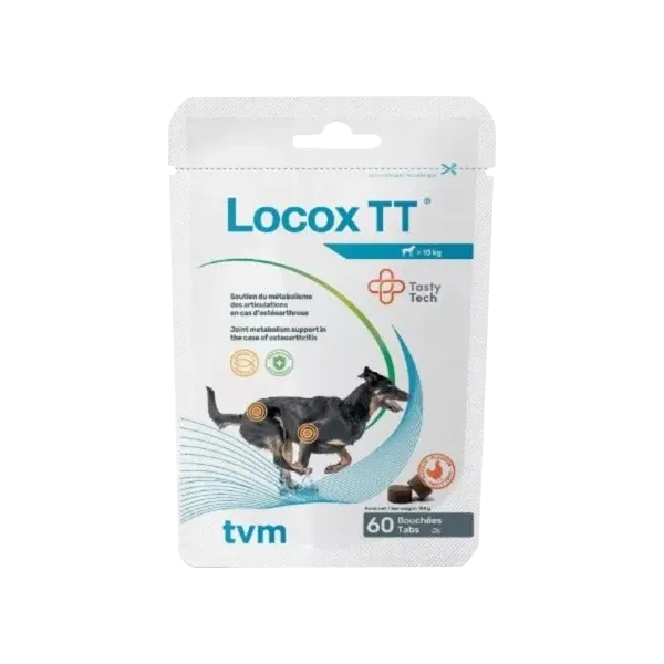 Locox TT - Articulations du chien - 60 bouchées - DOMES PHARMA