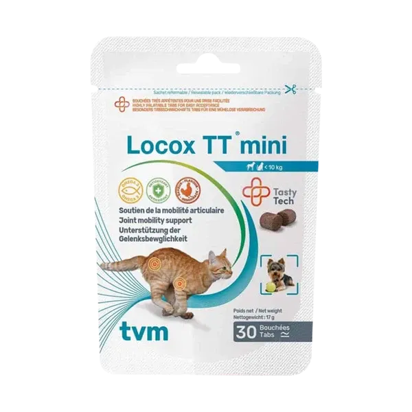 Locox TT mini - Mobilité articulaire du chat et du petit chien - 30 bouchées - DOMES PHARMA