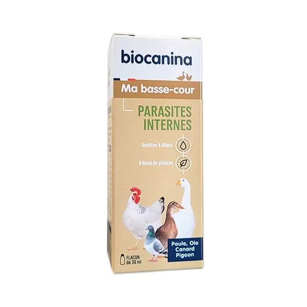 Ma Basse-Cour - Parásitos Internos - 30 ml - Aves de corral - BIOCANINA