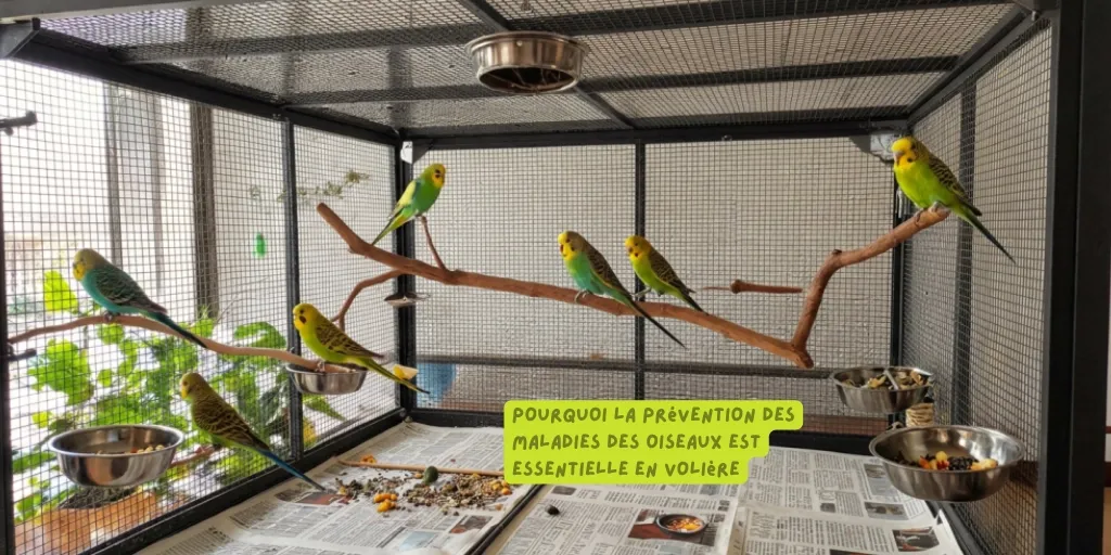 Pourquoi la prévention des maladies des oiseaux est essentielle en volière - Produits-veto.com