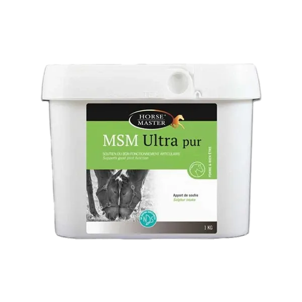 MSM Ultra Puro - Zolfo organico - Artrosi del cavallo - 1 kg - HORSE MASTER