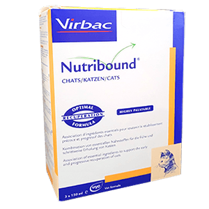 Nutribound - Prise alimentaire et convalescence - 3 x 150 ml - Chat - VIRBAC