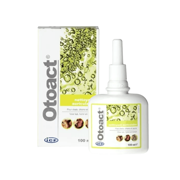 Otoact - Nettoyant Céruminolytique - Chien et chat - 100ml - ICF