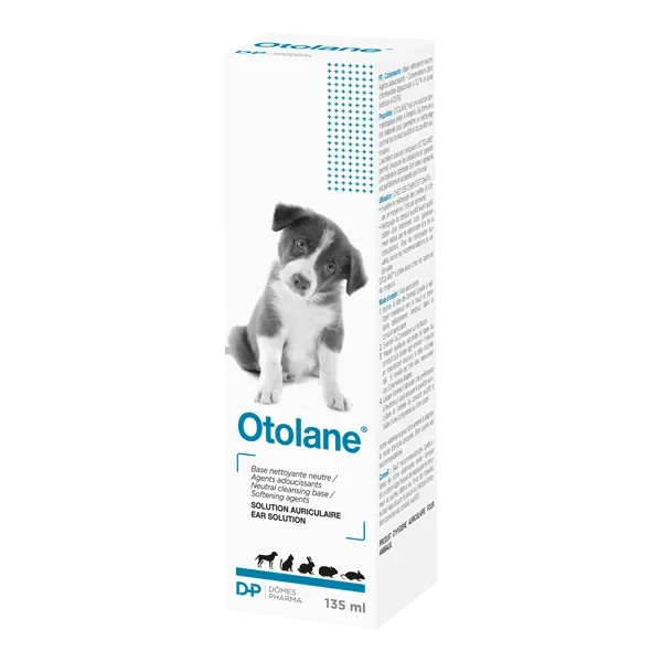 Otolane - Soin des oreilles du chien, chat, lapin et rongeurs - 135 ml - DOMES PHARMA