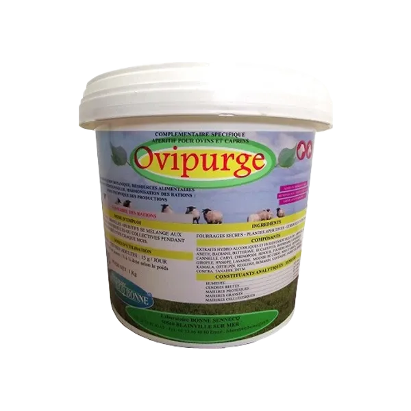 Ovipurge - Parassiti digestivi ovini e caprini - 1 kg - SENNECQ BONNE