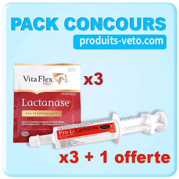Pack Concours - 3 Lactanase + 3 Pro L-Carnitine = 1 Pro L-Carnitine offerte