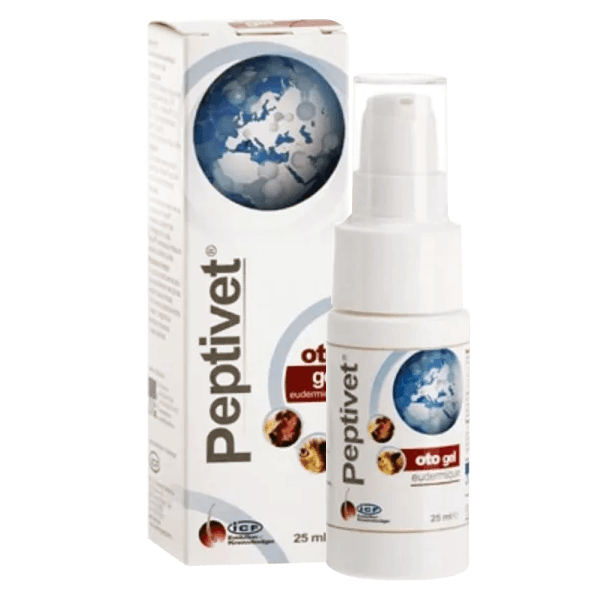 Peptivet Otogel - Gel auriculaire eudermique - Chien et chat - 25 ml - ICF