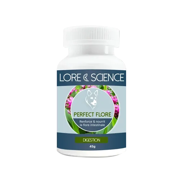 Perfect Flore - Pré-Probiotiques soutien digestif chien - 90 comprimés - LORE & SCIENCE