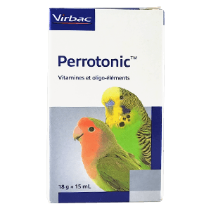 Perrotonic - Vitaminas y minerales para loros y periquitos - 18g + 15 mL - VIRBAC