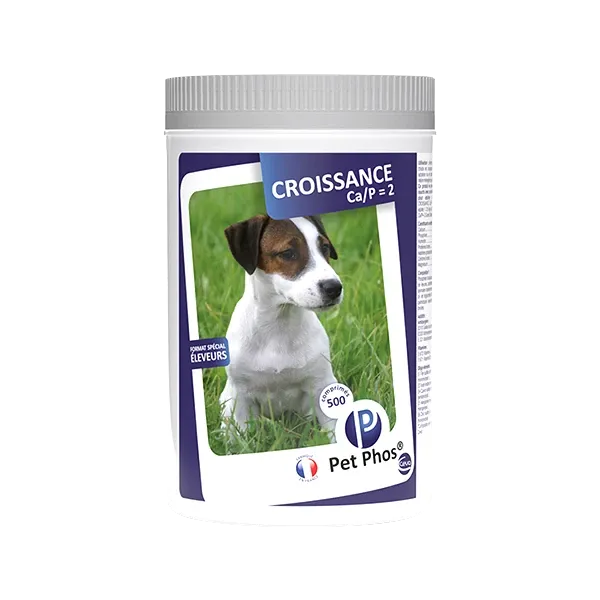 Pet Phos Groei van de Hond - Ca/P=2 - 500 tabletten - CEVA