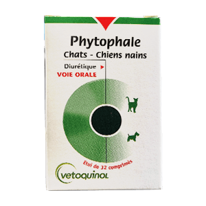 Phytophale - Diurétique - Stimulation hépato-rénale - Chats et chiens nains - 32 comprimés - VETOQUINOL