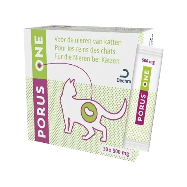 Porus One - Santé rénale des félins - 30 sachets de 500 mg - DECHRA
