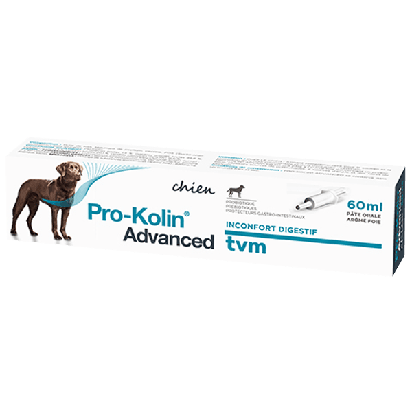 Pro-kolin Advanced - Protecteur gastro-intestinal - Pâte orale - Chien - 60 ml - DOMES PHARMA