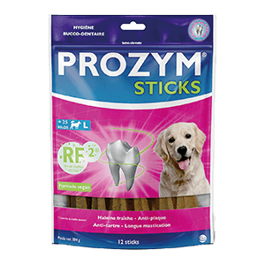 Prozym Sticks RF2 - Alito fresco e placca - Cane - L - oltre 25 kg - 12 stick - CEVA