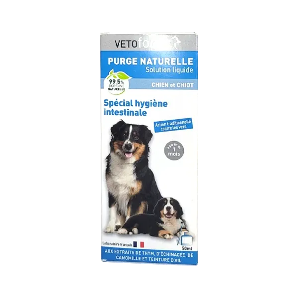 Naturalny środek przeczyszczający - higiena jelit psa i szczeniaka - 50 ml - VETOFORM