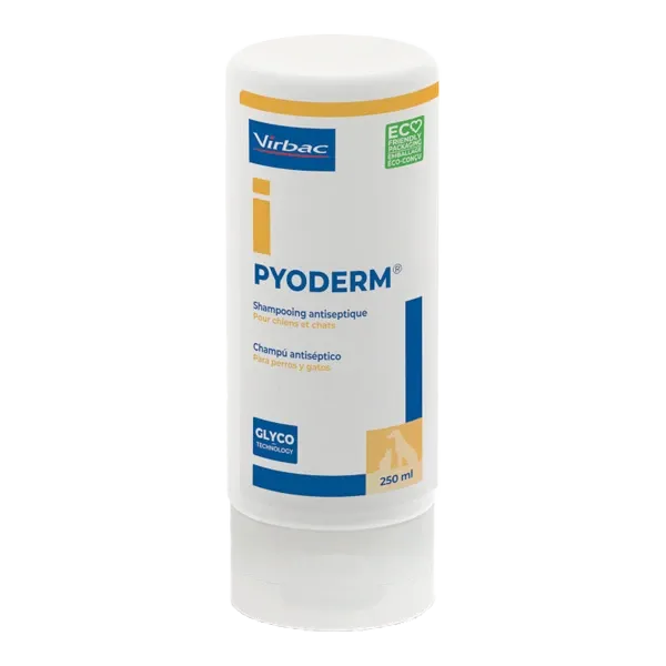 Pyoderm - Shampooing antiseptique pour chien et chat - 250 ml - VIRBAC