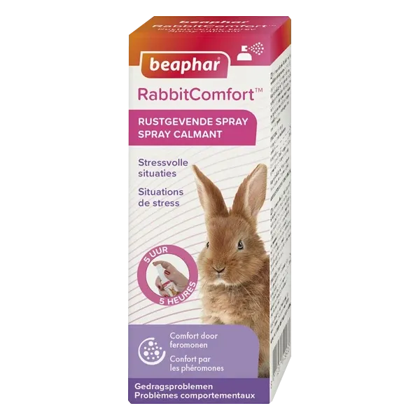 RabbitComfort - Spray calmante con feromonas - Conejos - 30 ml - BEAPHAR