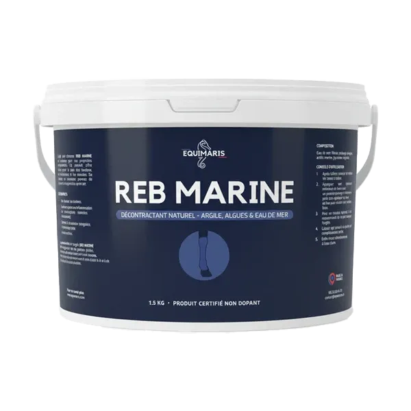 Reb Marine - Argile de récupération - Décontractant naturel du cheval - 1,5 kg - EQUIMARIS
