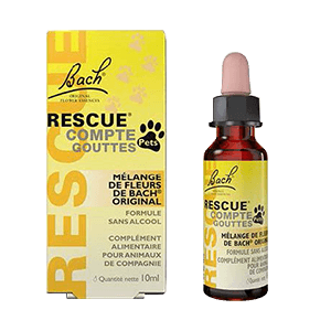 Rescue Pets - Anti-stress et sérénité - 10 ml - FLEURS DE BACH