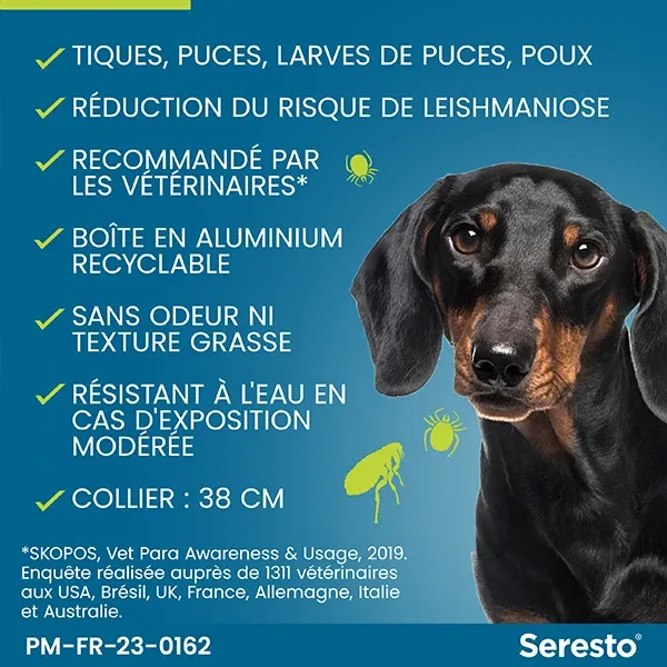 Collier Seresto petit chien anti-puces - Lot de 2 - ELANCO 4