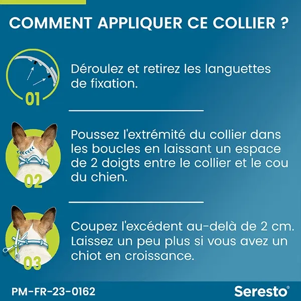 Collier Seresto petit chien anti-puces - Lot de 2 - ELANCO 5
