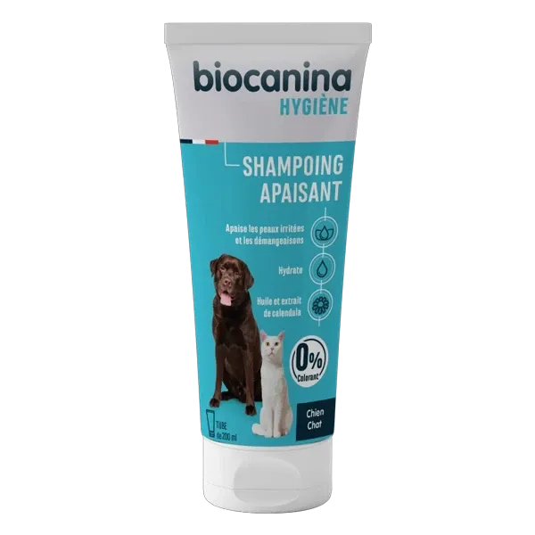 Shampoing apaisant - Chien et chat - 200 ml - BIOCANINA