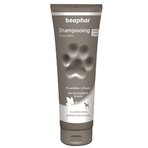 Shampoing - Pelage blanc - Edelweiss et Karité - 250 ml - BEAPHAR