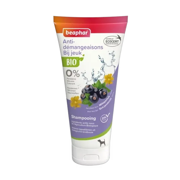 Shampoo - Gegen Juckreiz für Hunde - 200 ml - Ecocert - BEAPHAR