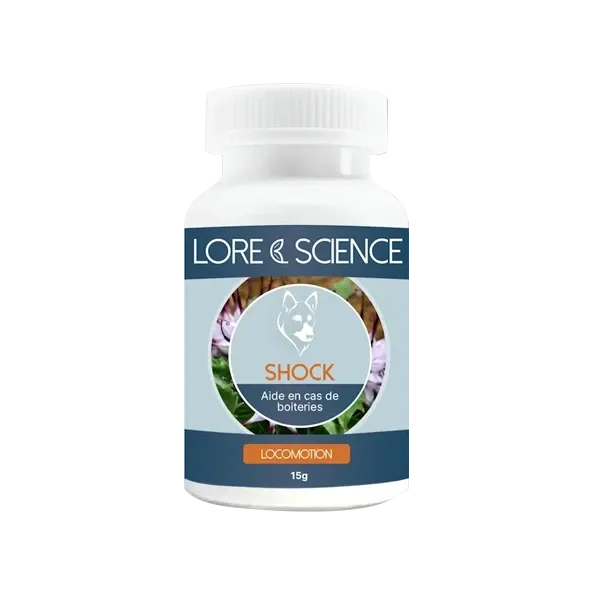 Shock - Boiteries du chien de sport (action rapide) - 30 comprimés - LORE & SCIENCE