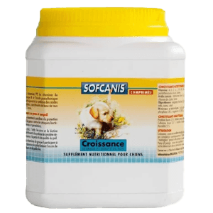 Sofcanis canin - Croissance - 250 comprimés - Chien - MOUREAU