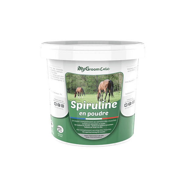 Spiruline en Poudre - Muscles - Cheval - 1 Kg - MyGroomCare - CDN HORSE