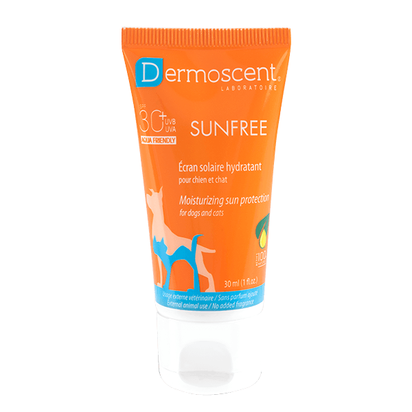 SunFree SPF 30+ - Ecran solaire - Pommade - 30 ml - Chien et chat - DERMOSCENT