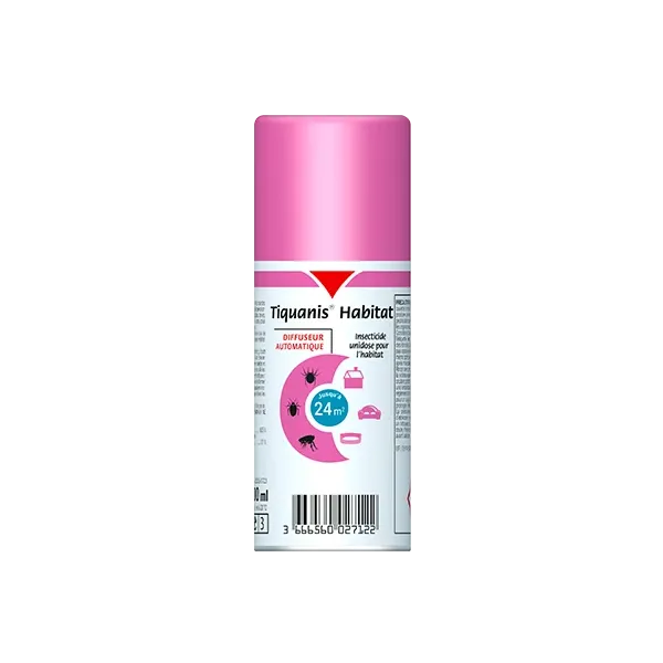 Tiquanis Habitat - Insecticide habitat - Diffuseur automatique - 100 ml - VETOQUINOL