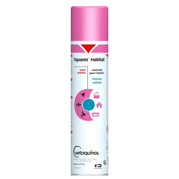 Tiquanis Habitat - Insetticida - Insetti volanti - Spray Aerosol - 300 ml - VETOQUINOL