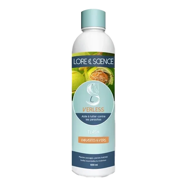 Verless - Vers, parasites et intestins du cheval - 500 ml - LORE & SCIENCE