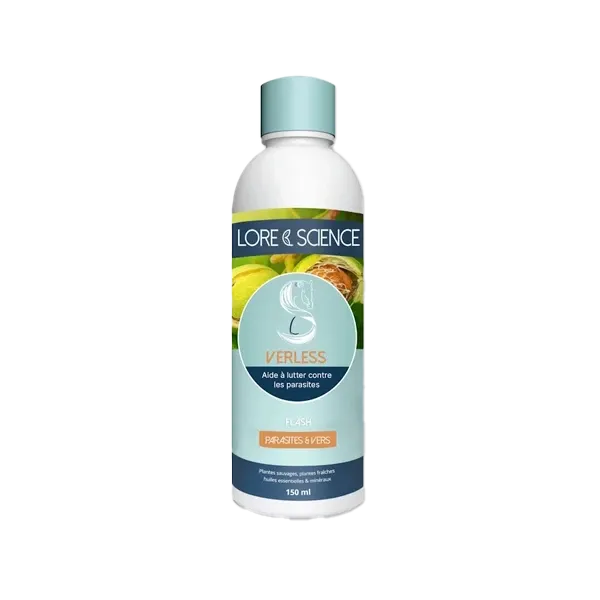Verless - Vers, parasites et intestins du cheval - 150 ml - LORE & SCIENCE