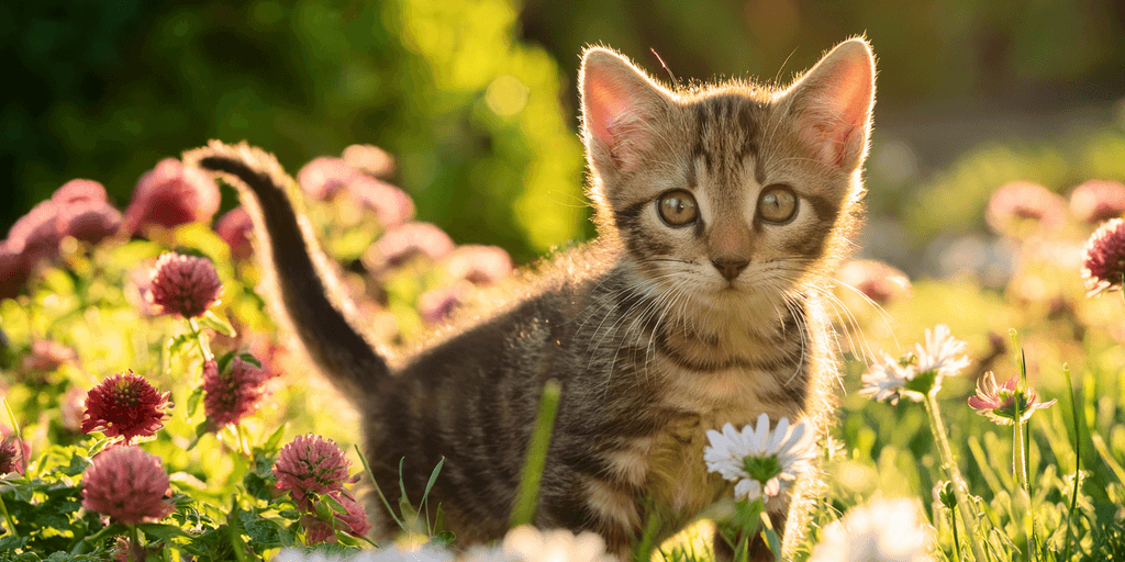Image d'un chat en plein air pour l'article Quel est le vermifuge le plus efficace pour un chat ? sur la vermifugation chez le chat.