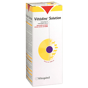 Vétédine Solution - Desinfektionsmittel / Antiseptikum - 1 L - VETOQUINOL