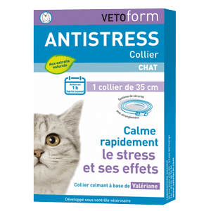 Antistress collier - Valériane - Chat - VETOFORM