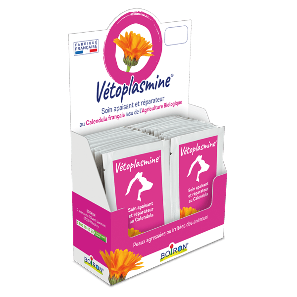 Vétoplasmine - Soin apaisant et réparateur - Chien et chat - 30 x 5g - BOIRON