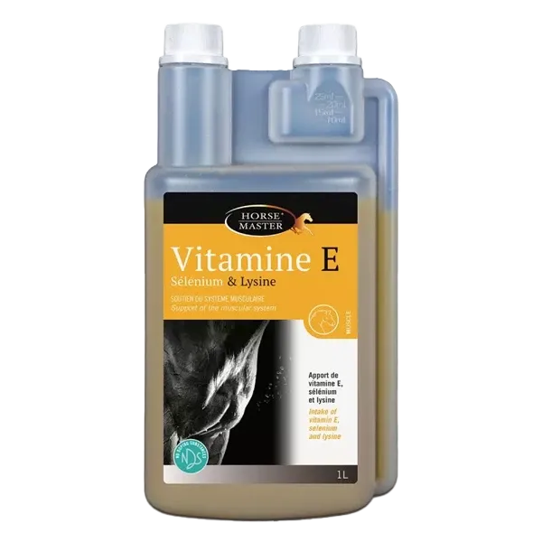 Vitamin E - Selenium - Lysin - Muskelschutz und -erholung beim Pferd - 1 L - HORSE MASTER