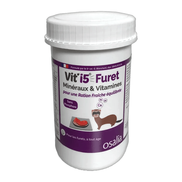 Vit'i5 - Complément minéral et vitaminé - Furets - 250 g - OSALIA