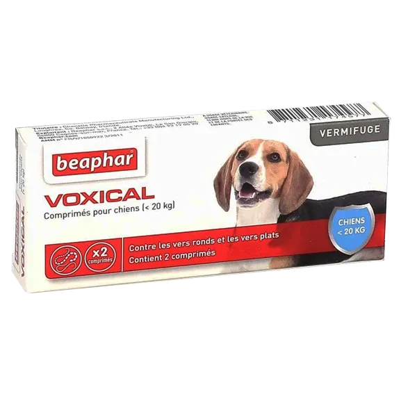 Voxical - Chien et chiot - Vermifuge - 2 comprimés - BEAPHAR